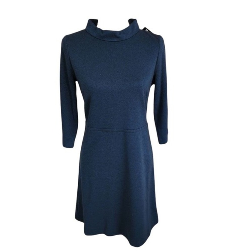 Emme Marella 60s Navy Blue Dark‎ Academia vintage look dress size medium new!!!